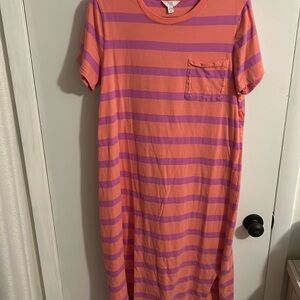 Time and Tru Stripe Dress L